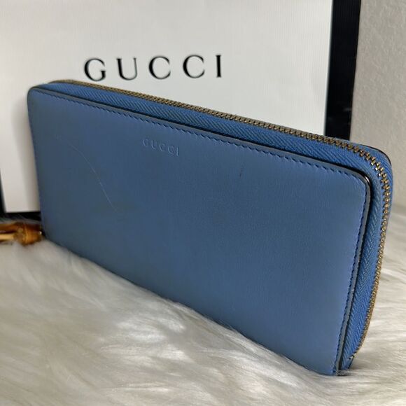 💯Authentic Gucci Zipped Around Long Wallet🍀 - Picture 14 of 17